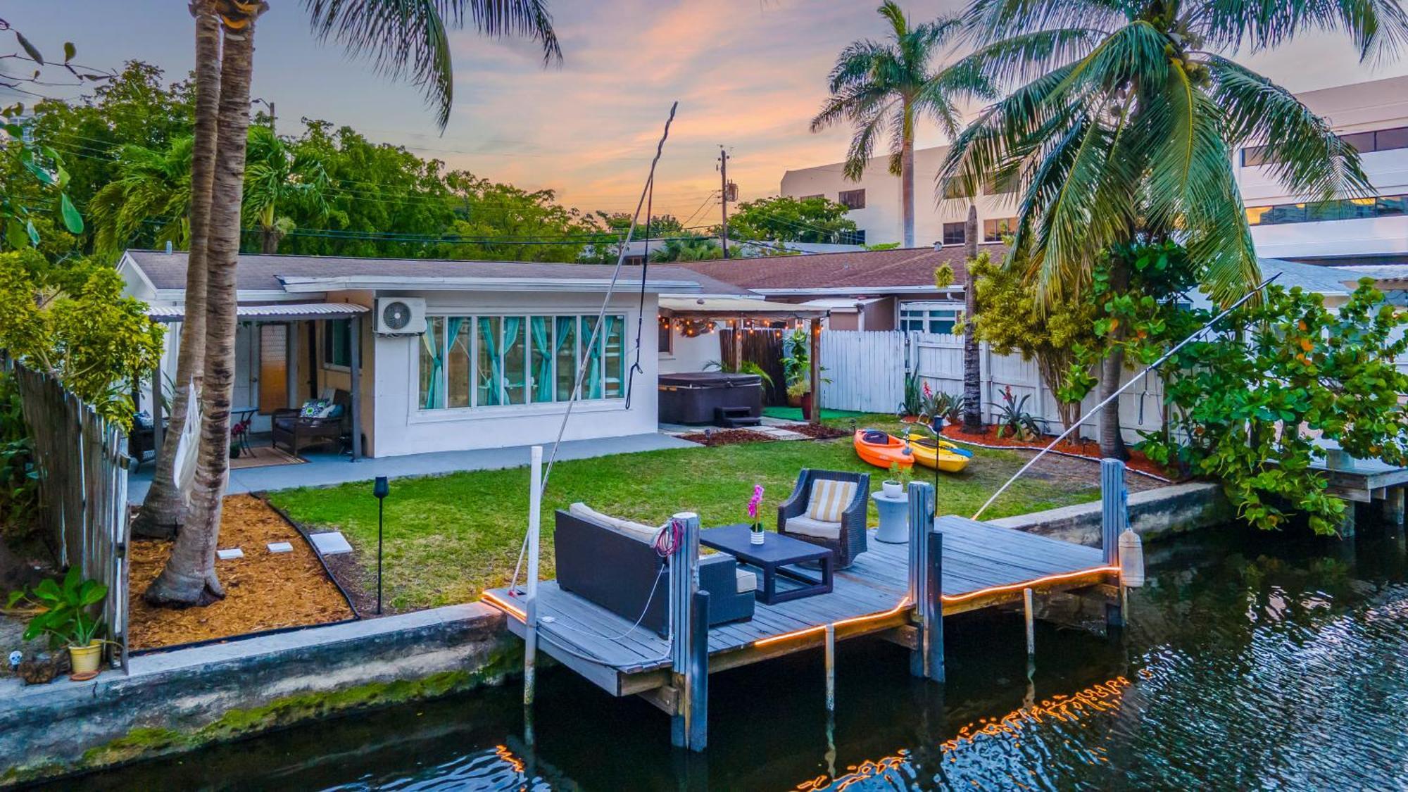Riverwalk Villa I Private Dock & Hot Tub Fort Lauderdale Eksteriør bilde